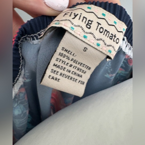 Flying Tomato Women's Boho Blue Floral Off Shoulder Blouse (bought from Evereve) - Picture 4 of 4